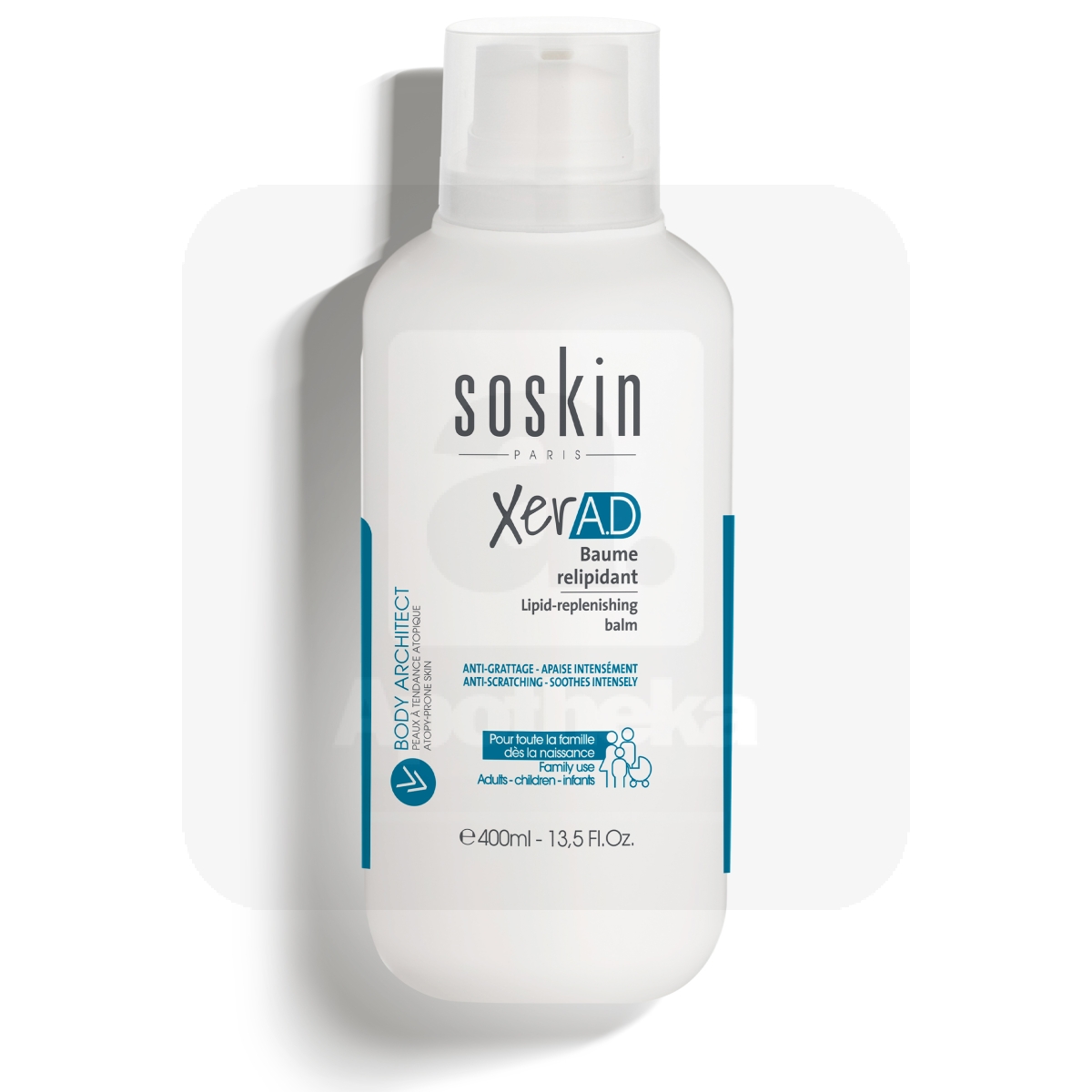 SOSKIN PARIS XER A.D KEHAPALSAM 400ML - Tootepilt