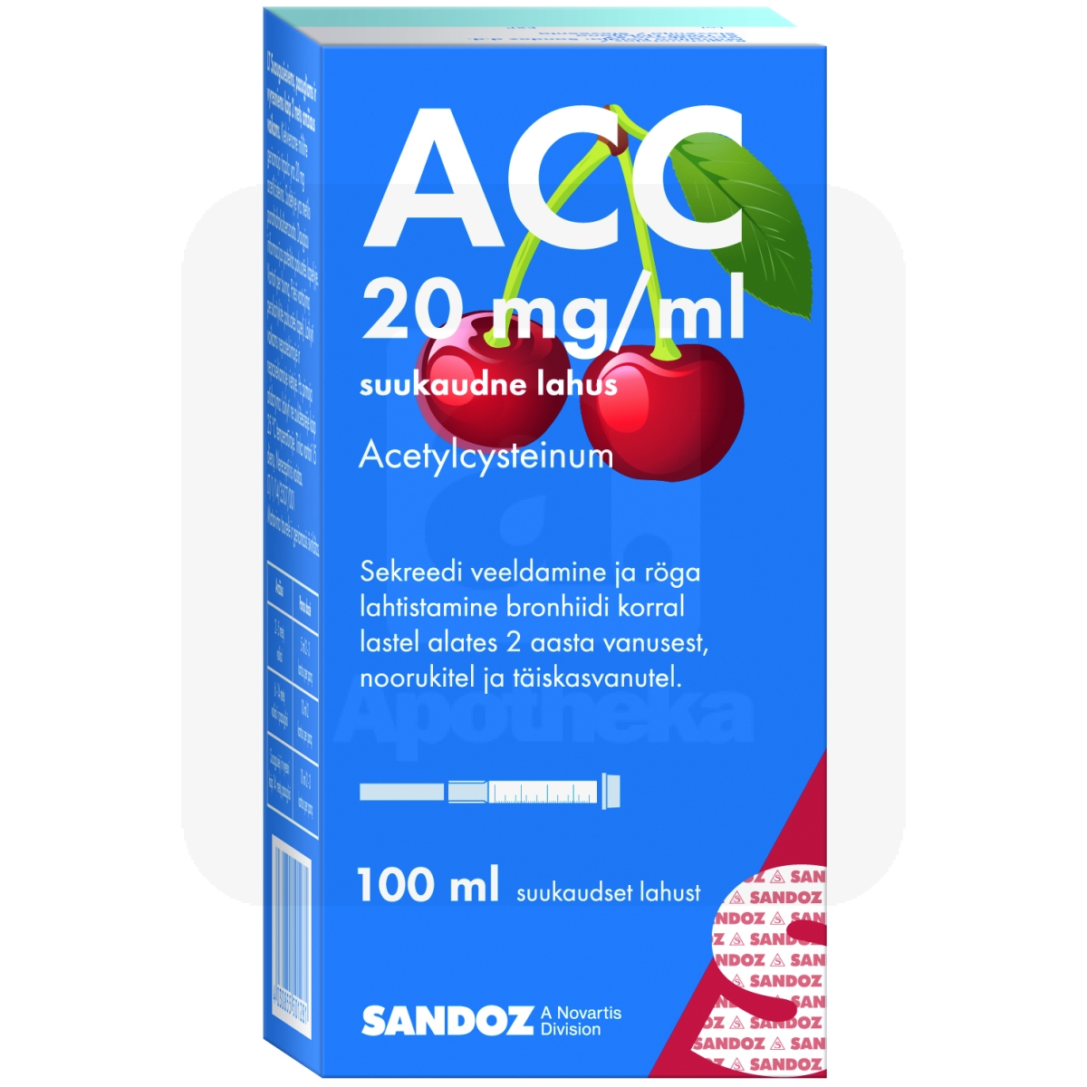 ACC SUUKAUDNE LAHUS 20MG/ML 100ML - Tootepilt