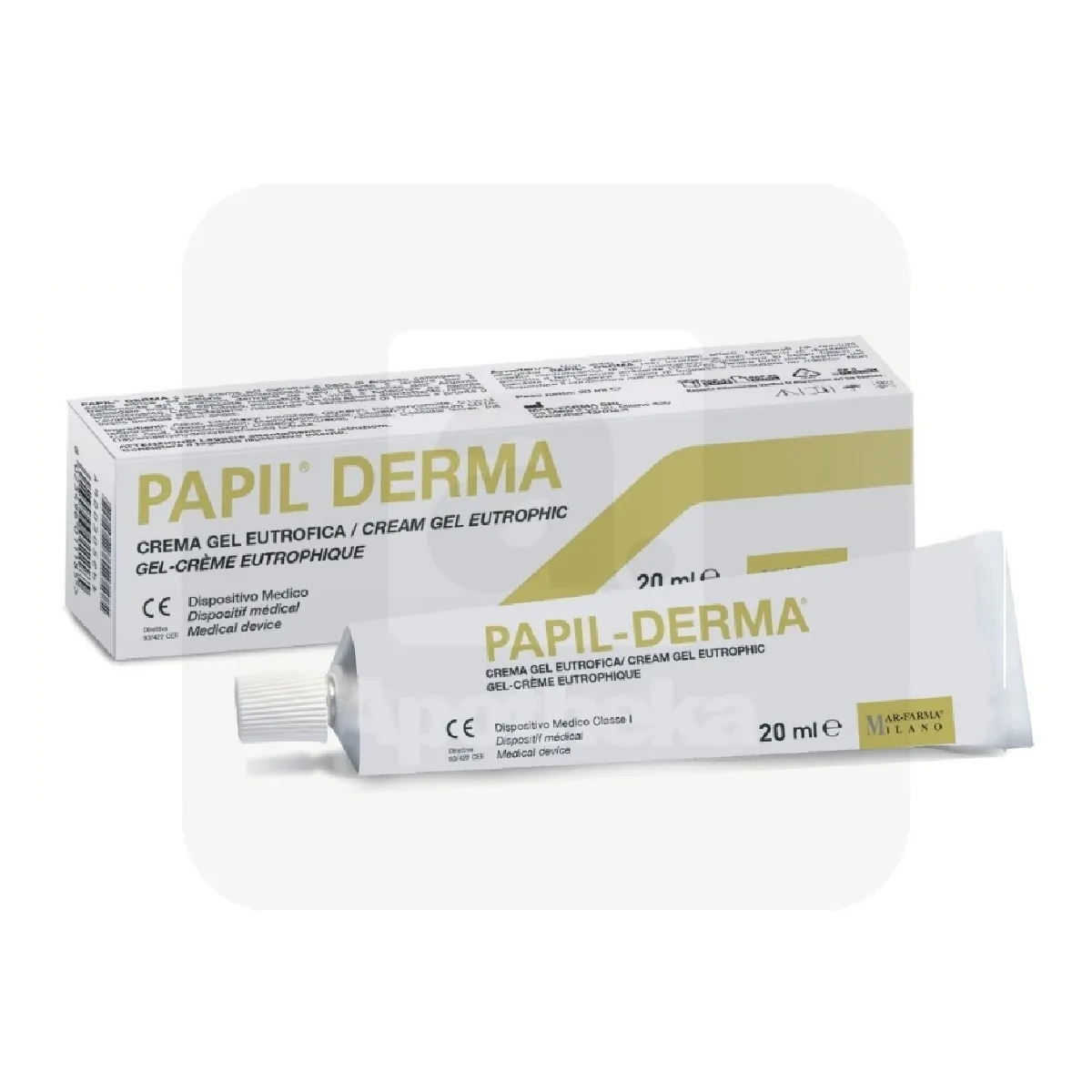 PAPIL-DERMA KREEMGEEL 20ML - Tootepilt