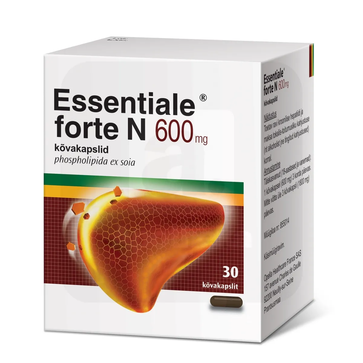ESSENTIALE FORTE N CAPS 600MG N30 - Tootepilt 1