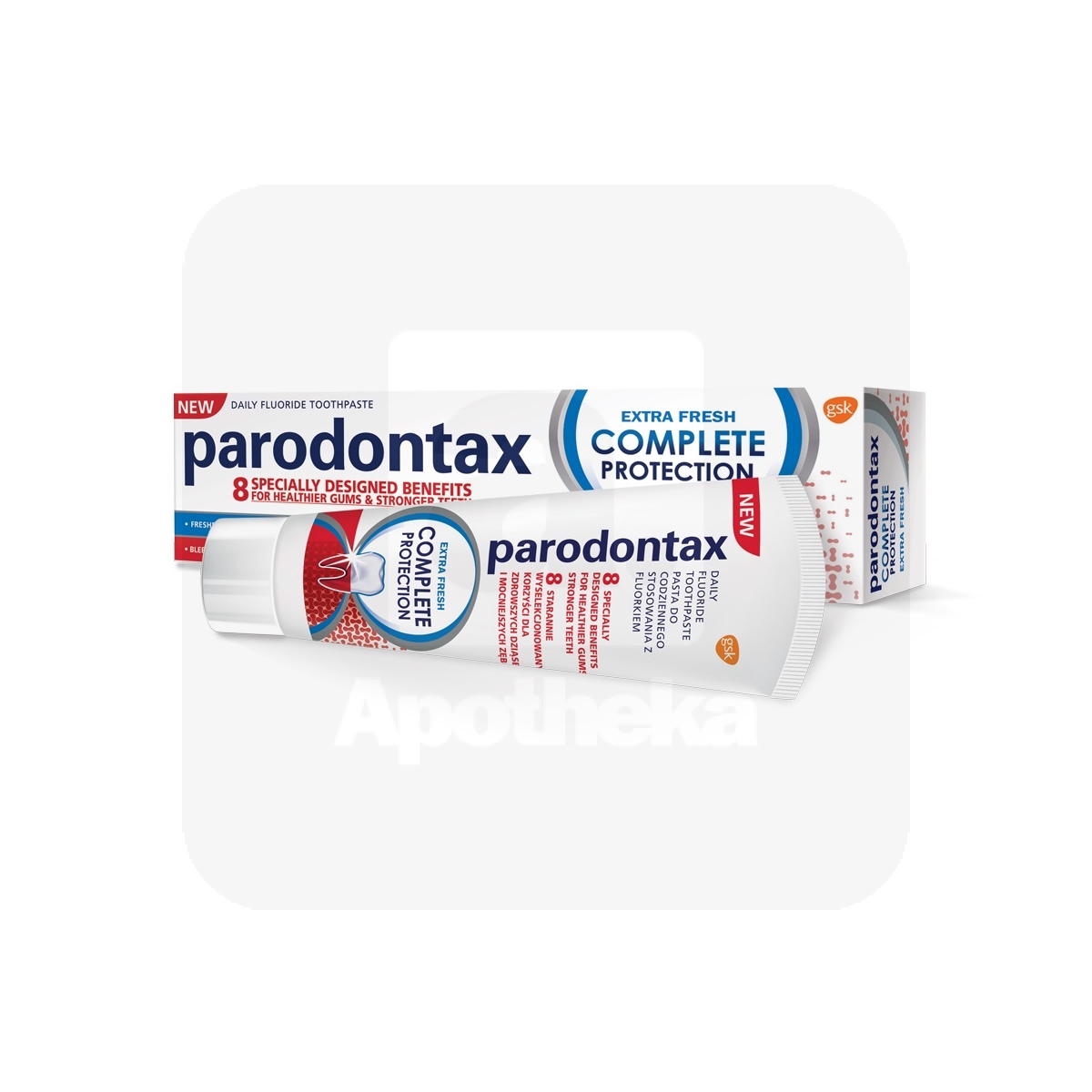 PARODONTAX COMPLETE PROTECTION EXTRA FRESH HAMBAPASTA 75ML - Tootepilt