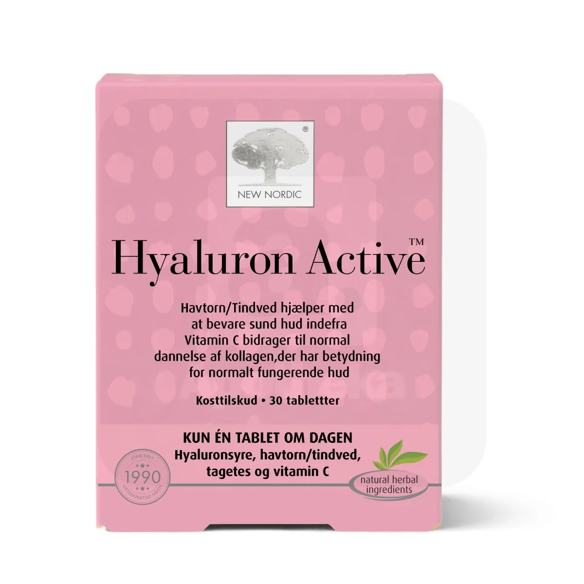 NEW NORDIC SKIN CARE HYALURON ACTIV TBL N30 - Tootepilt