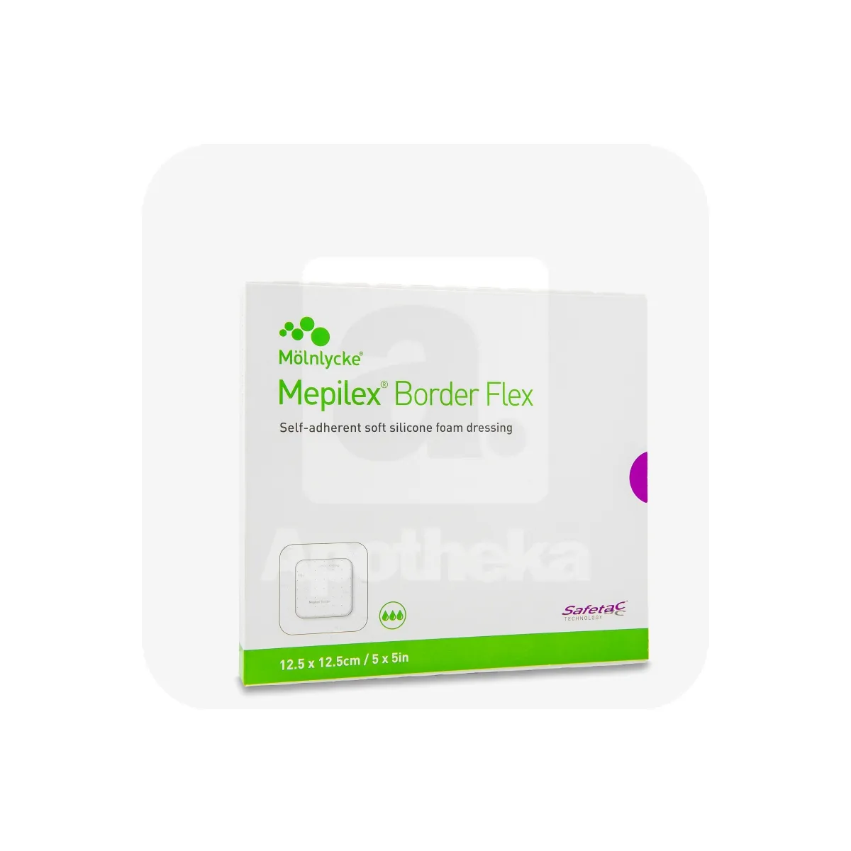 MEPILEX BORDER FLEX 12,5X12,5CM N5 STER - Tootepilt