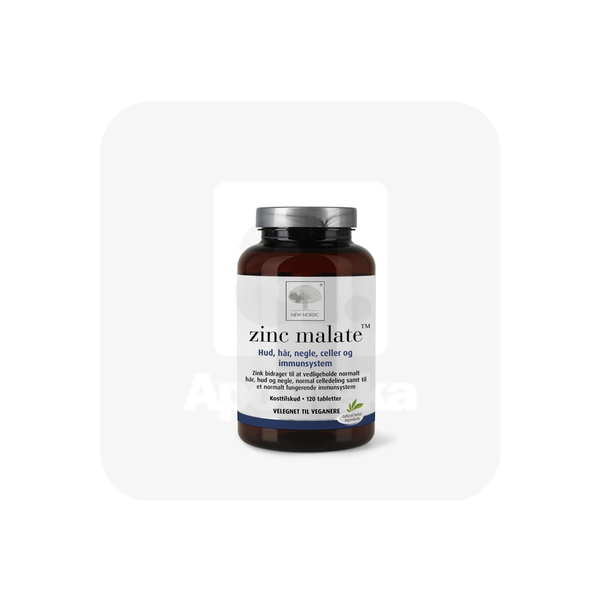 NEW NORDIC ZINC MALATE TBL N120 - Tootepilt