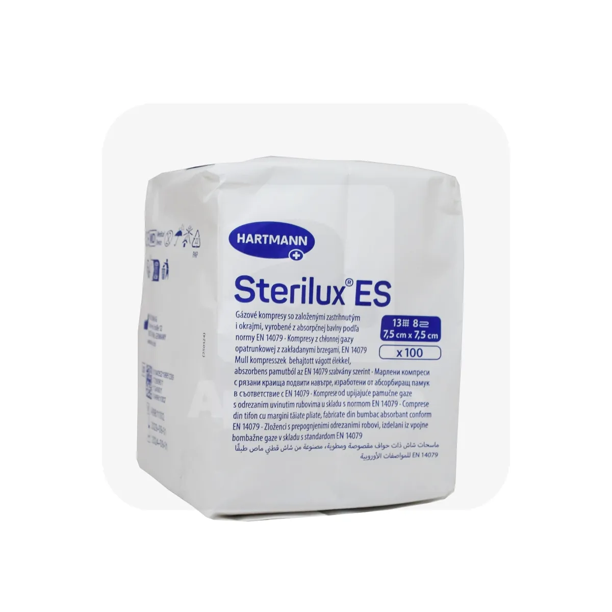 MARLI SALVRÄTIKUD MITTESTER. STERILUX 7,5X7,5CM N100 - Tootepilt