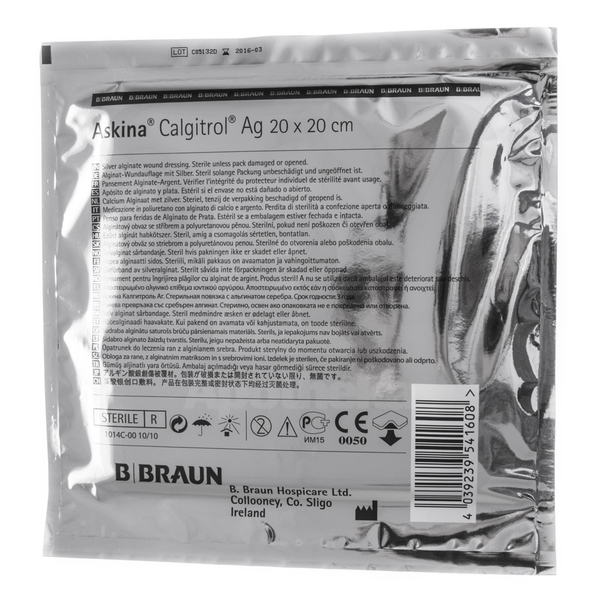 ASKINA CALGITROL Ag HAAVASIDE 20CMX20CM - Tootepilt