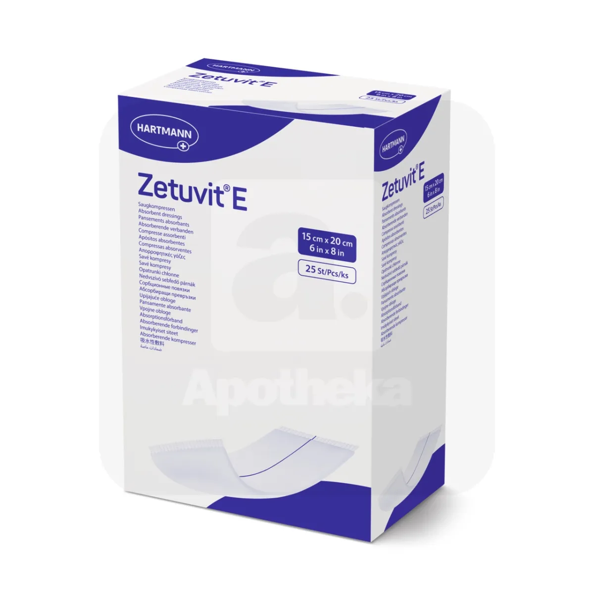 ZETUVIT E STERIILNE 15X20CM N25 - Tootepilt