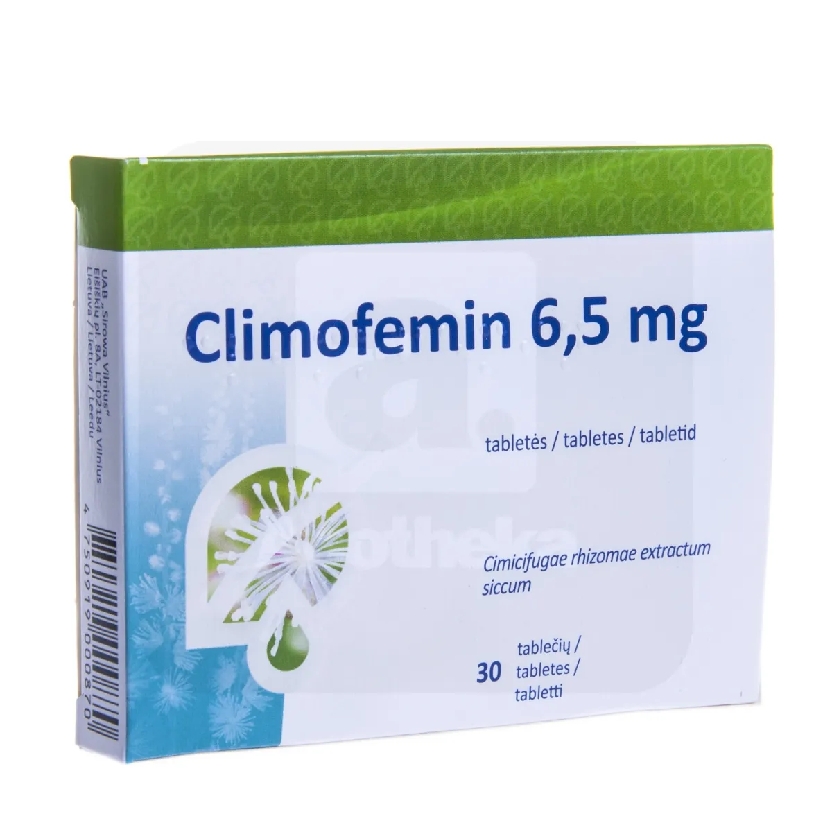 CLIMOFEMIN TBL 6,5MG N30 - Tootepilt