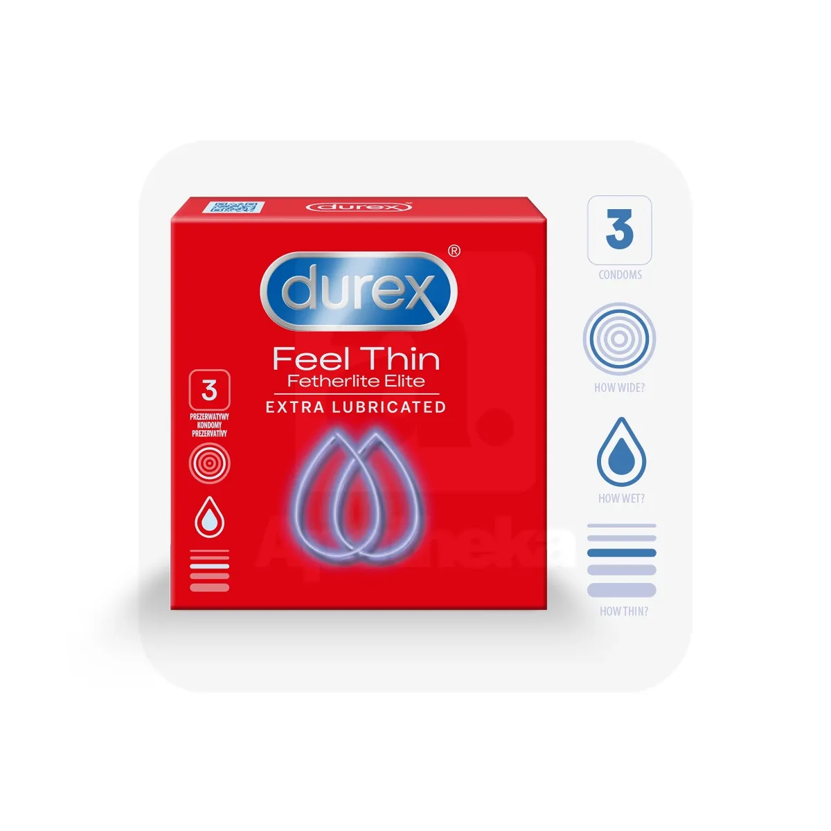 DUREX KONDOOMID ELITE N3 - Tootepilt