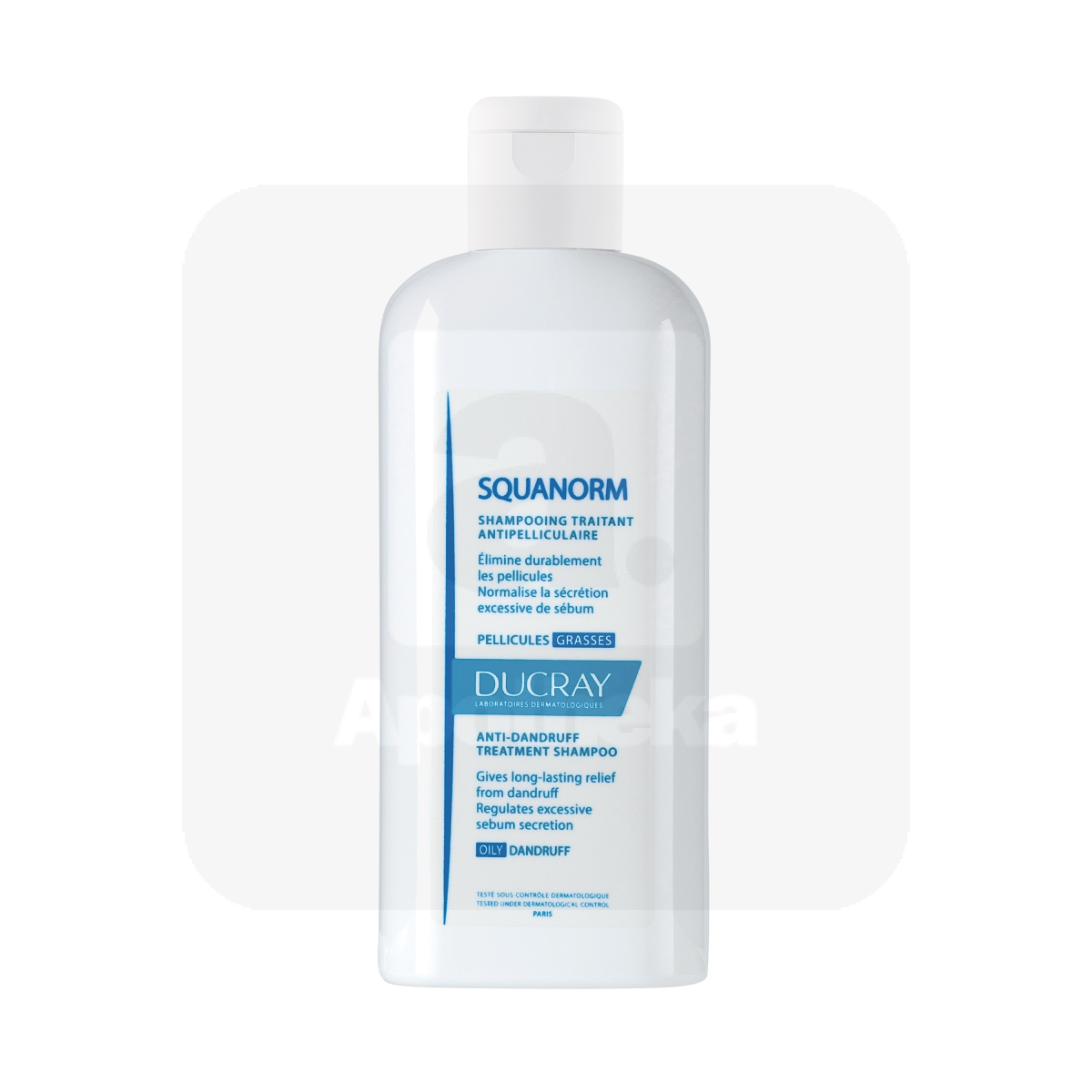 DUCRAY SQUANORM SHAMPOON RASUSELE PEANAHALE 200ML - Tootepilt
