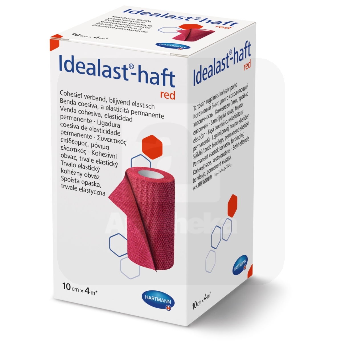 ELASTIKSIDE IDEALAST- HAFT RED (PUNANE) 10CMX4M