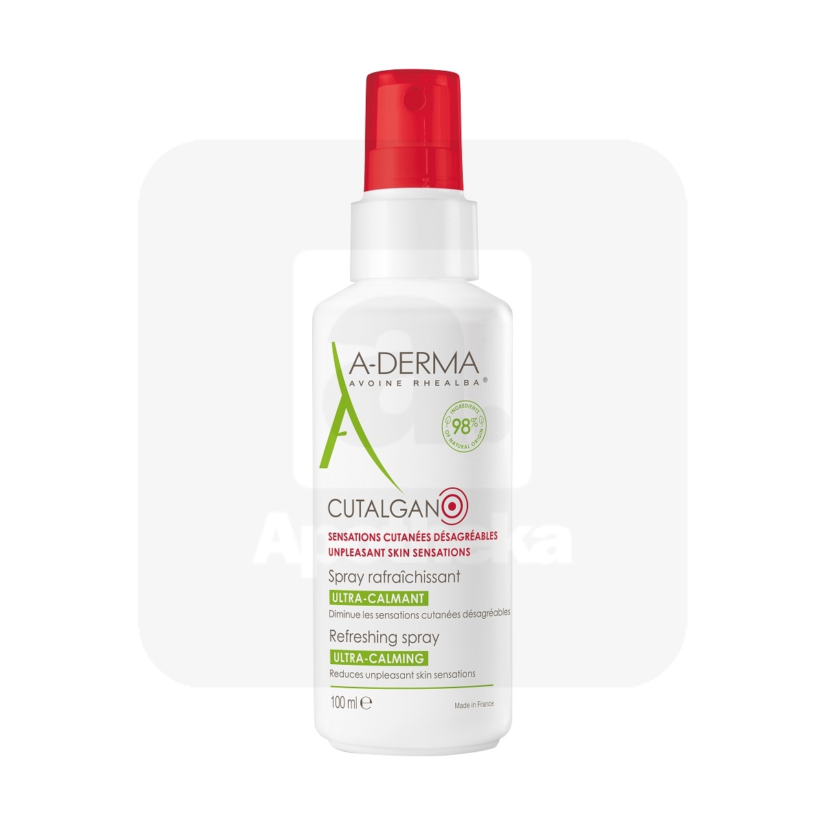 A-DERMA CUTALGAN VÄRSKENDAV RAHUSTAV SPREI 100ML
