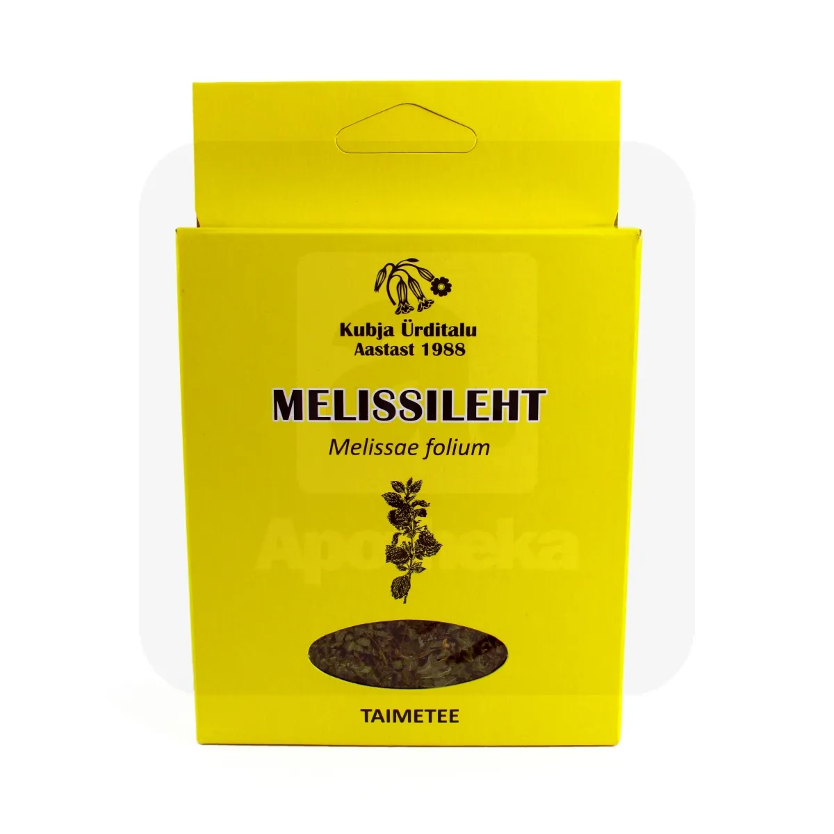 MELISSILEHED (MELISSAE FOLIA) 15G (KARP) - Tootepilt