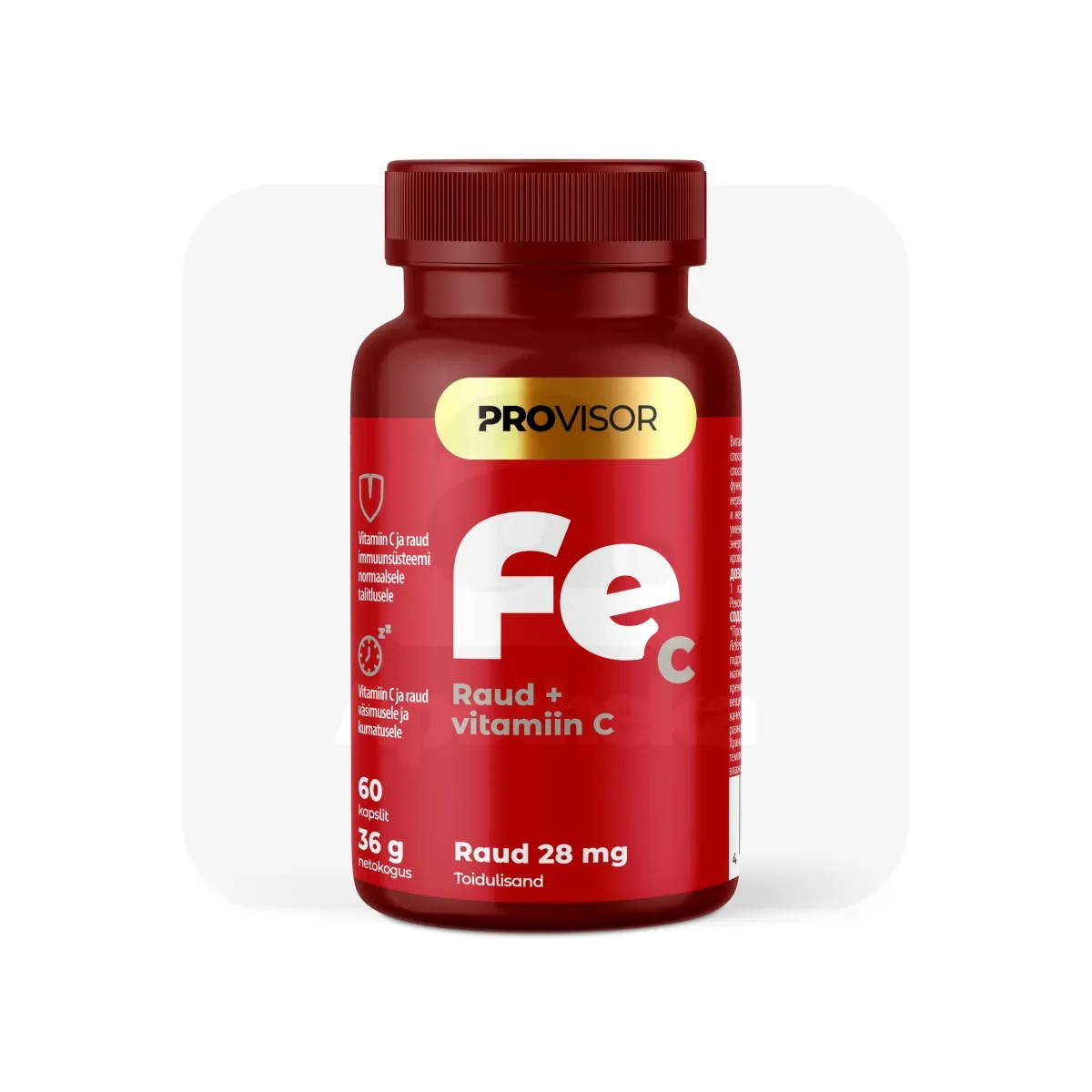 PROVISOR RAUD 28 MG + VITAMIIN C N60 - Tootepilt 1
