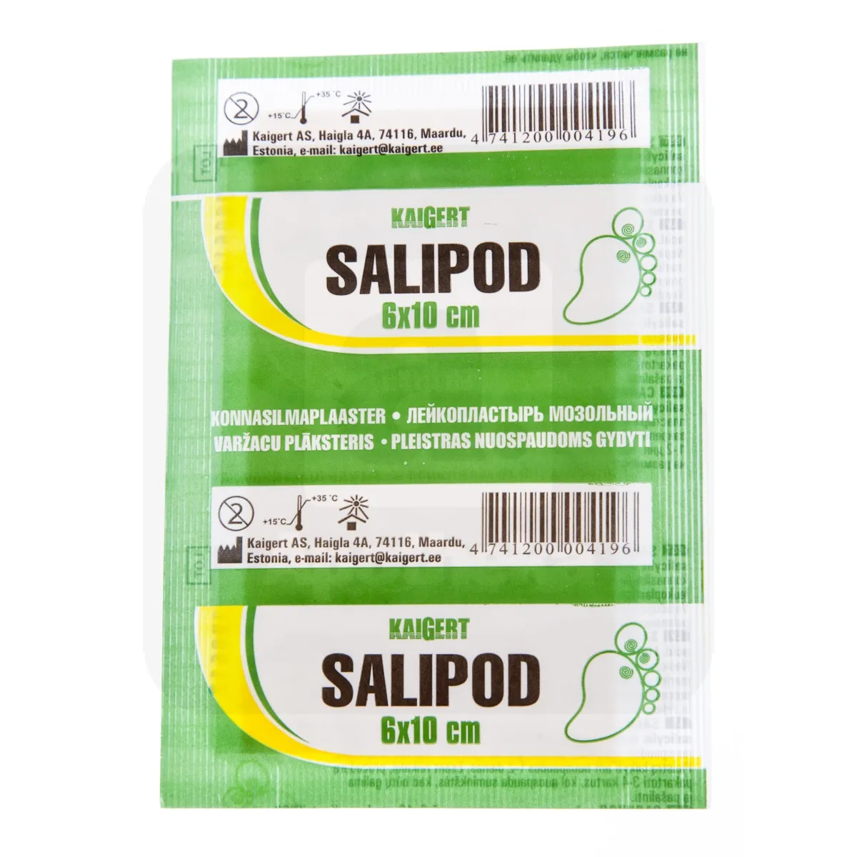 SALIPOD KONNASILMAPLAASTER 6X10CM (KAIGERT) - Tootepilt