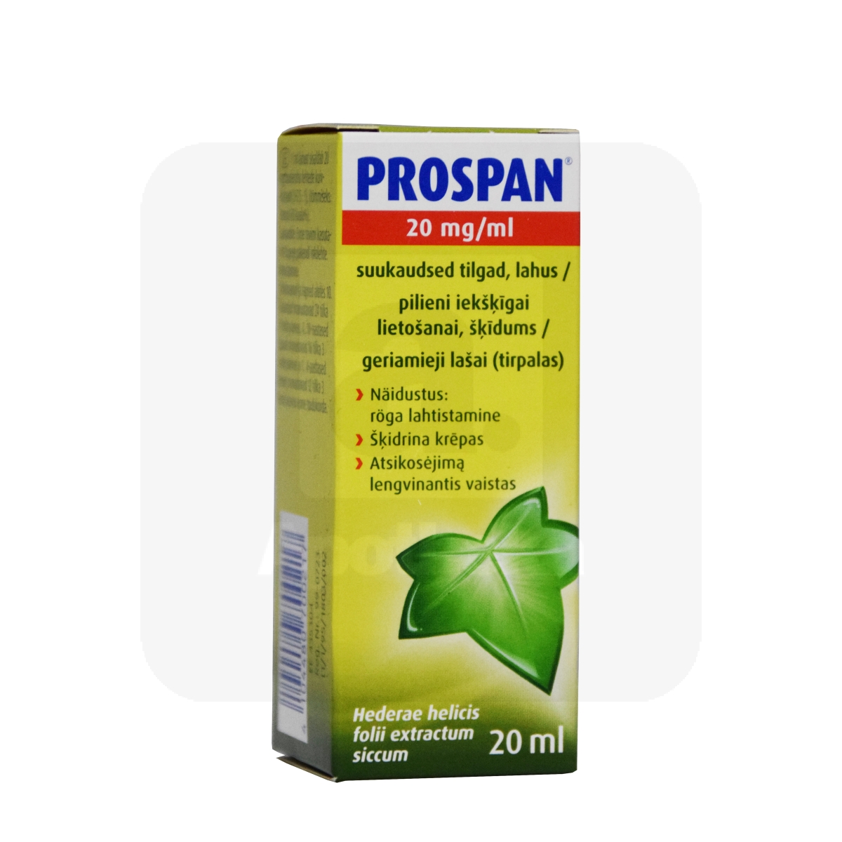 PROSPAN SUUKAUDSED TILGAD 2G/100ML 20ML