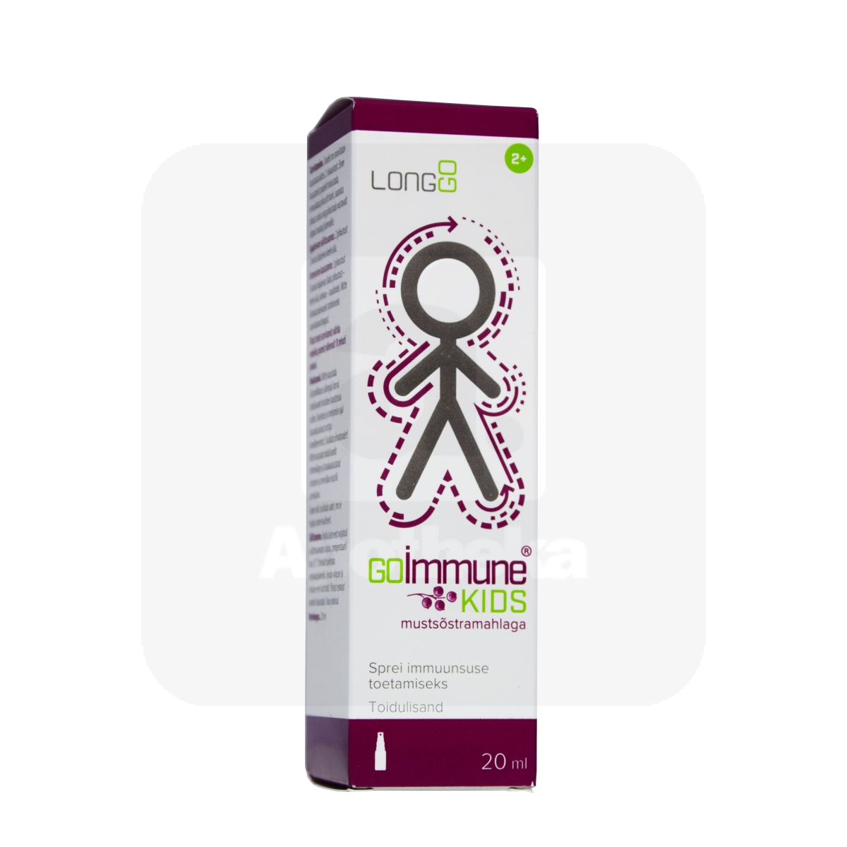 GOIMMUNE KIDS SPREI IMMUUNSUSE TOETAMISEKS 20ML - Tootepilt