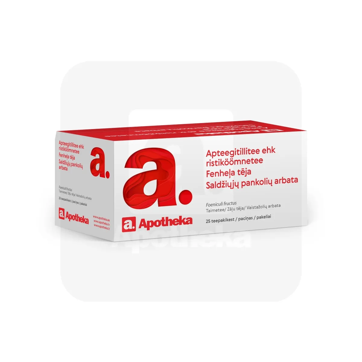 A. APTEEGITILLITEE (FOENICULI FRUCTUS) 1,5G N25 - Tootepilt 1