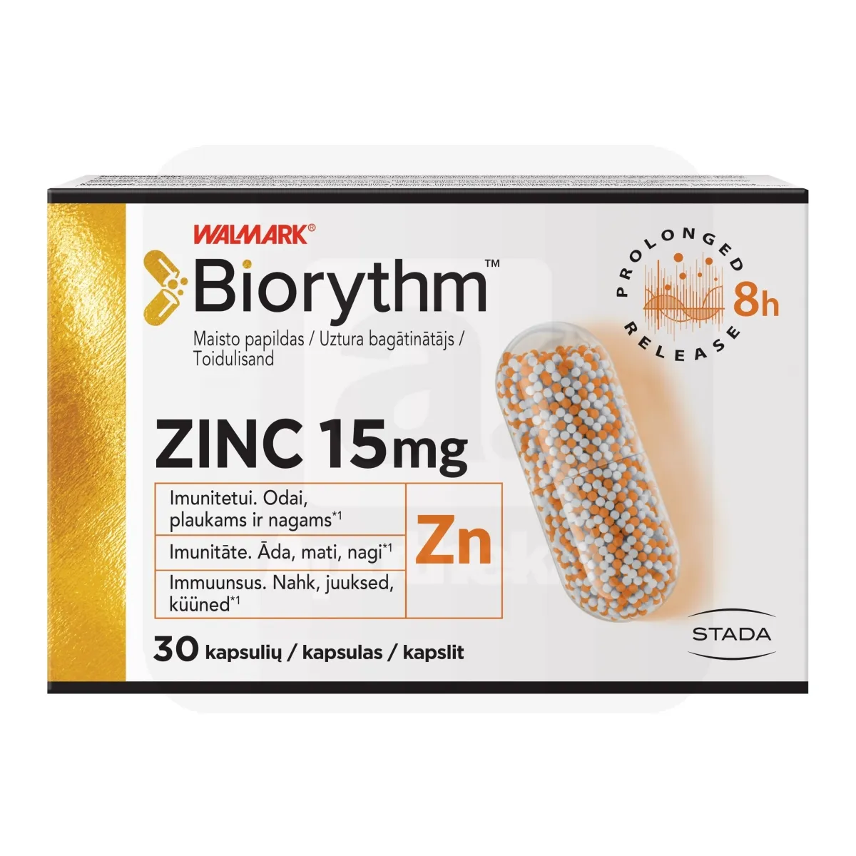 BIORYTHM TSINK KAPSLID N30 - Tootepilt