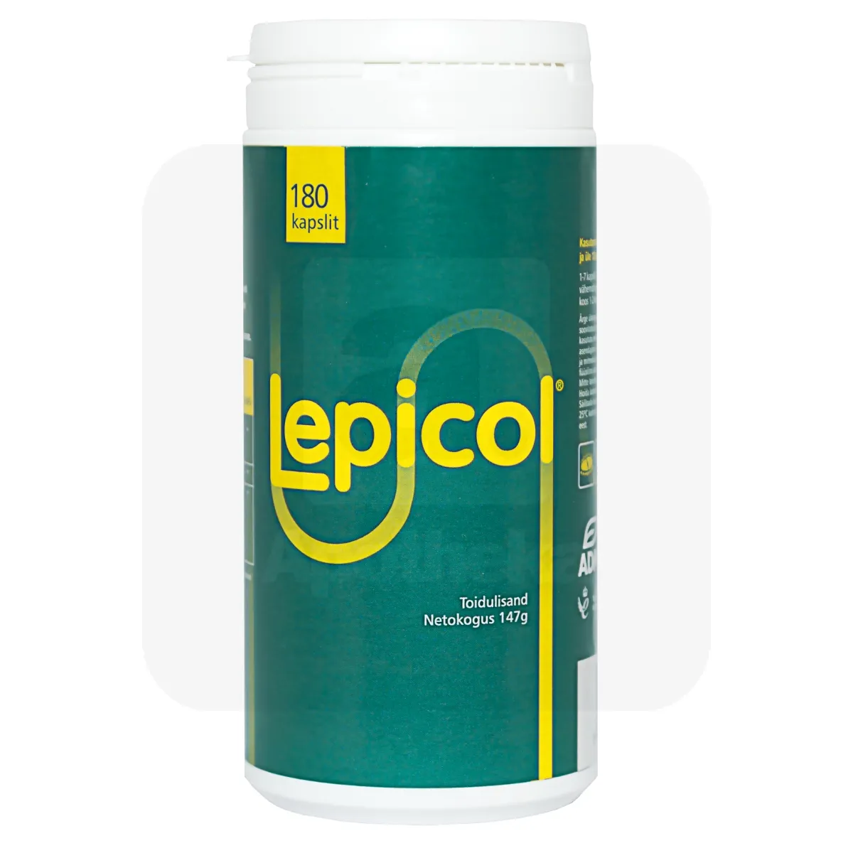 LEPICOL KAPSLID N180 - Tootepilt