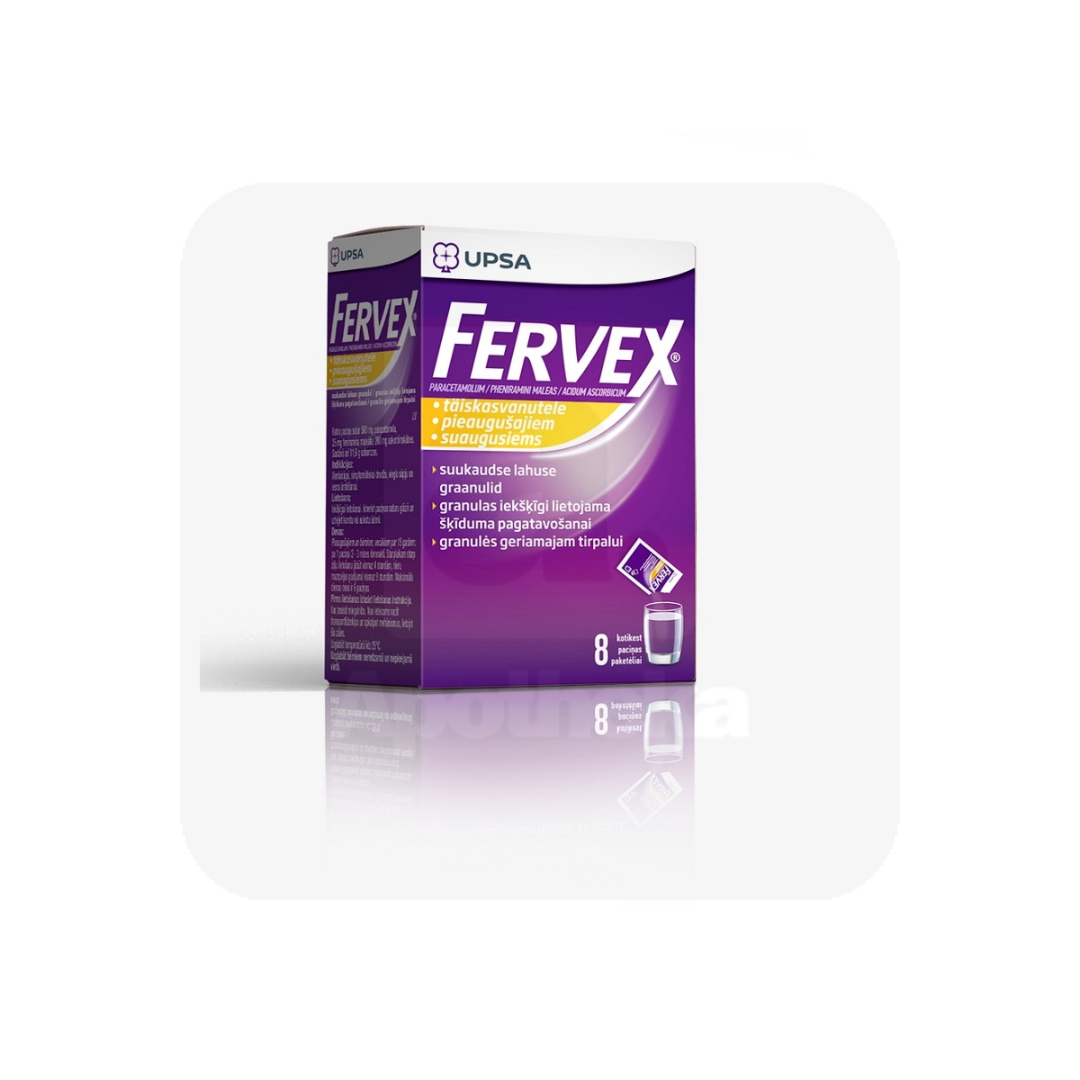 FERVEX 500+25+200MG N8 SUUKAUDSE LAHUSE GRAANULID