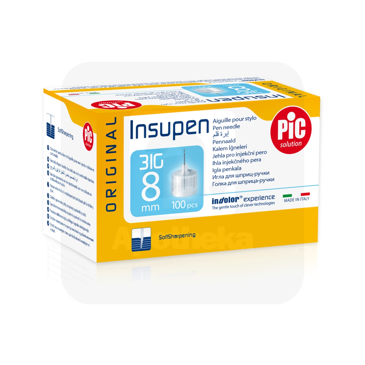 INSULIININÕELAD INSUPEN ORIGINAL 31G 0,25MM 8MM N100 - Tootepilt