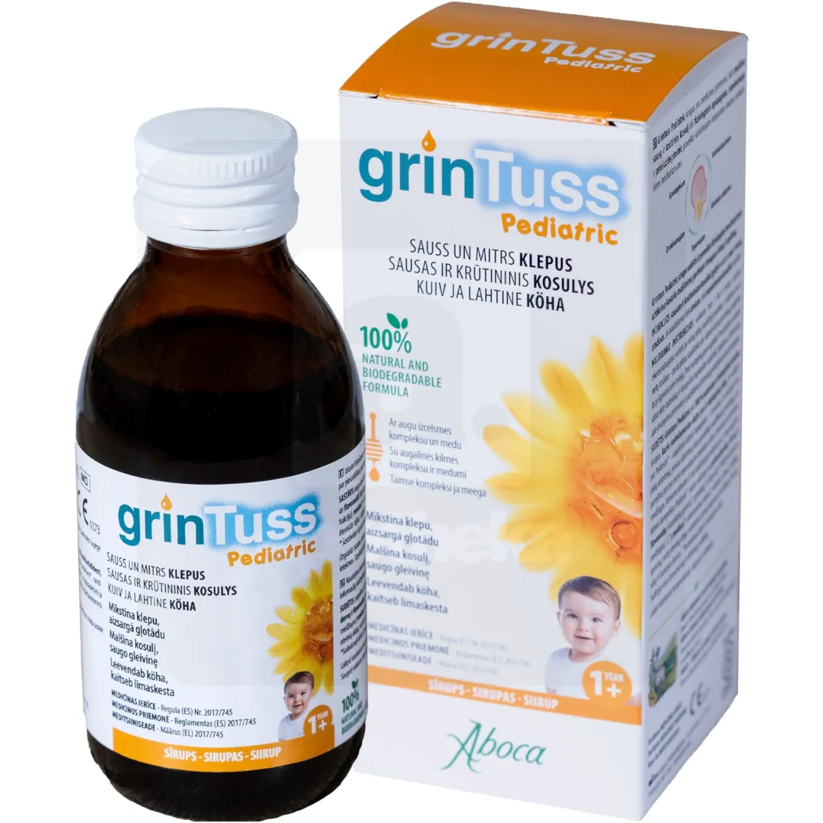 GRINTUSS PEDIATRIC SIIRUP 180G - Tootepilt