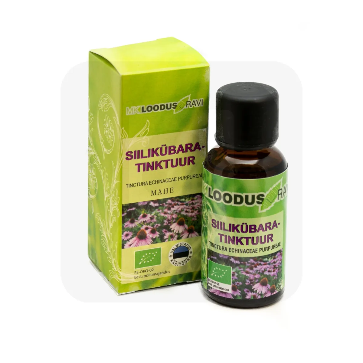 SIILIKÜBARATINKTUUR ÖKO 30ML - Tootepilt