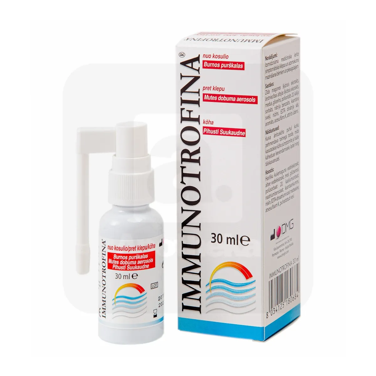 IMMUNOTROFINA KÖHA KURGUPIHUSTI 30ML - Tootepilt