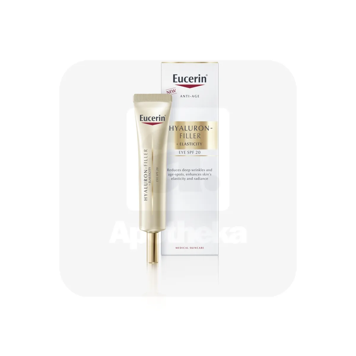 EUCERIN HYALURON FILLER+ELASTICITY SILMAÜMBRUSKREEM 15ML - Tootepilt