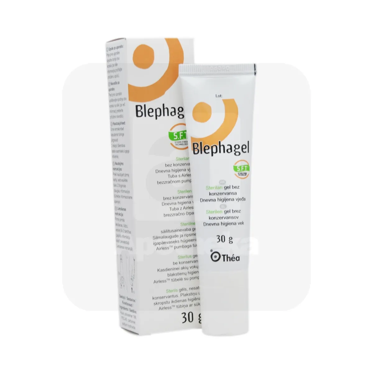 BLEPHAGEL GEEL SILMALAUGUDE HÜGIEENIKS 30G - Tootepilt