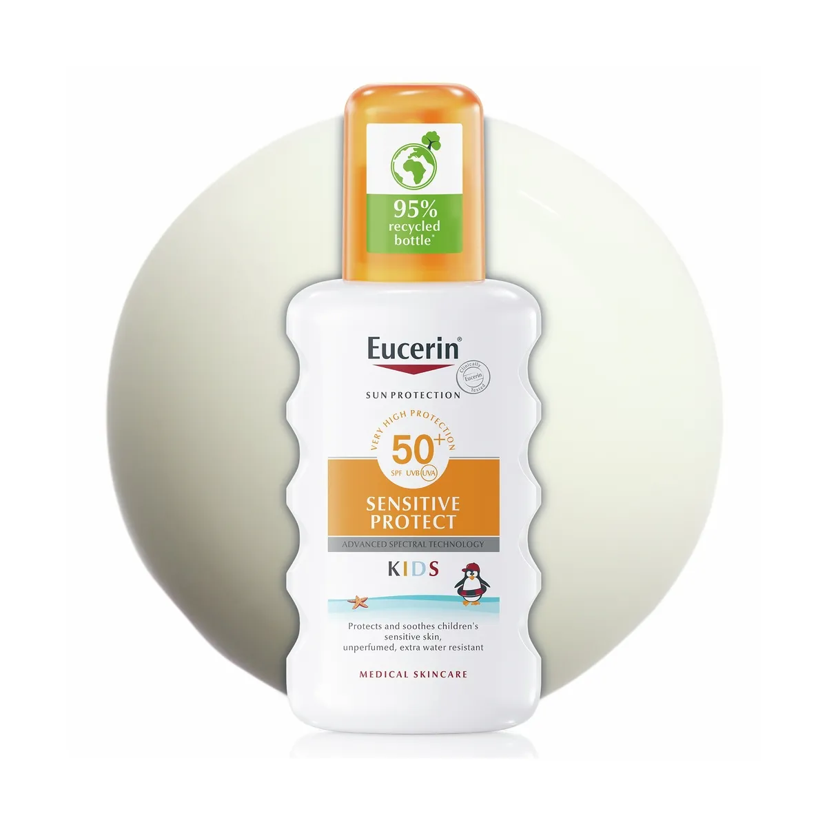 EUCERIN SUN PÄIKESEKAITSESPREI LASTELE SPF50+ 200ML - Tootepilt