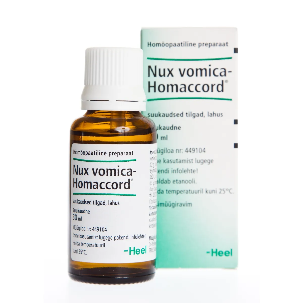 NUX VOMICA-HOMACCORD SUUKAUDSED TILGAD 30ML - Tootepilt
