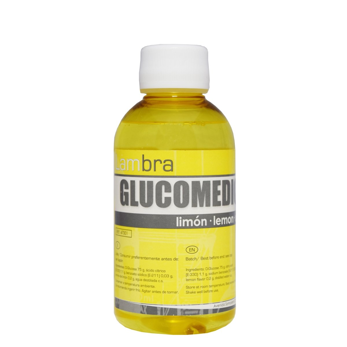GLUCOMEDICS GLÜKOOSIJOOK 75G/200ML SIDRUNIMAITSELINE - Tootepilt