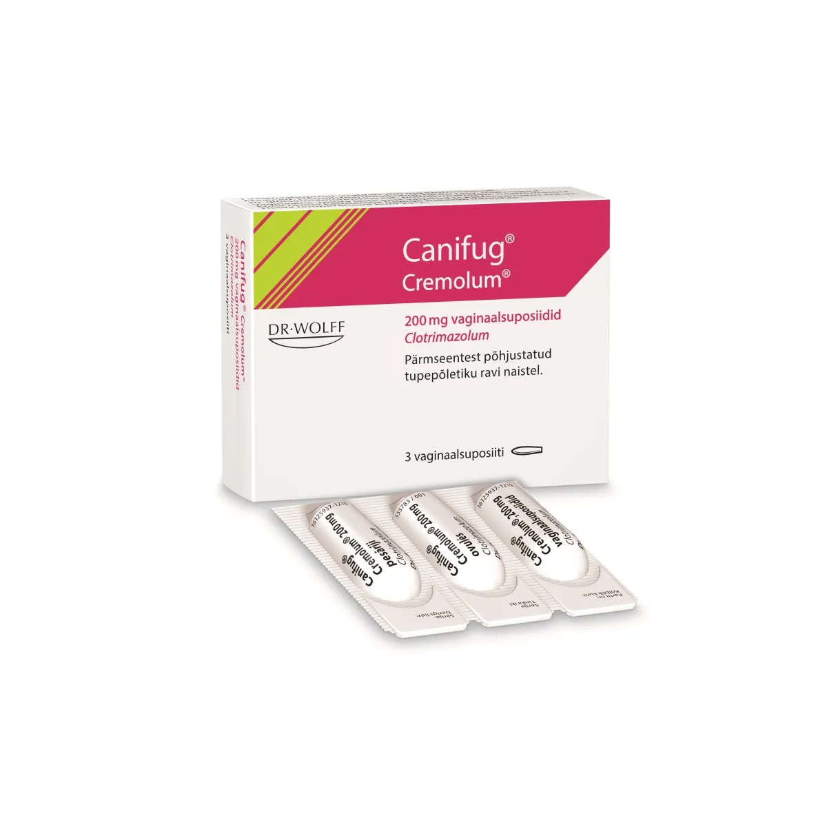 CANIFUG CREMOLUM VAGINAALSUPOSIIT 200MG  N3 - Tootepilt