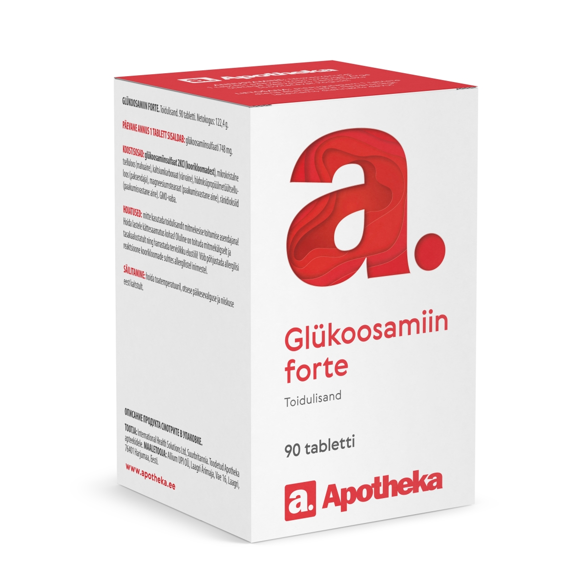 A. GLÜKOOSAMIIN FORTE TBL N90 - Tootepilt 1