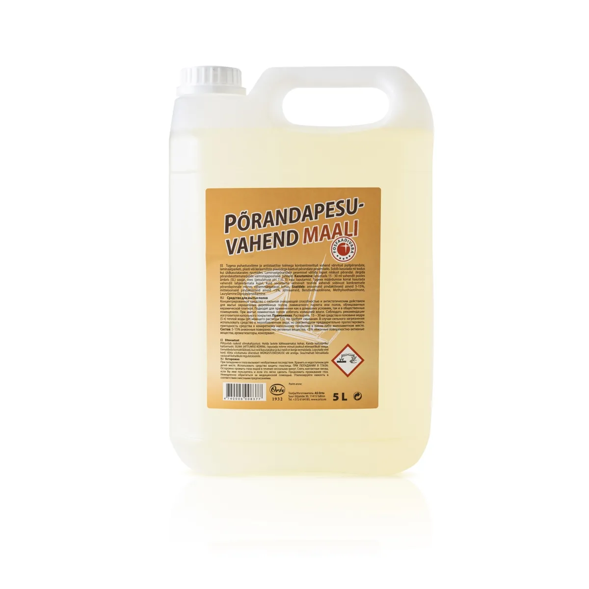 ORTO PÕRANDAPESUVAHEND MAALI 5L - Tootepilt