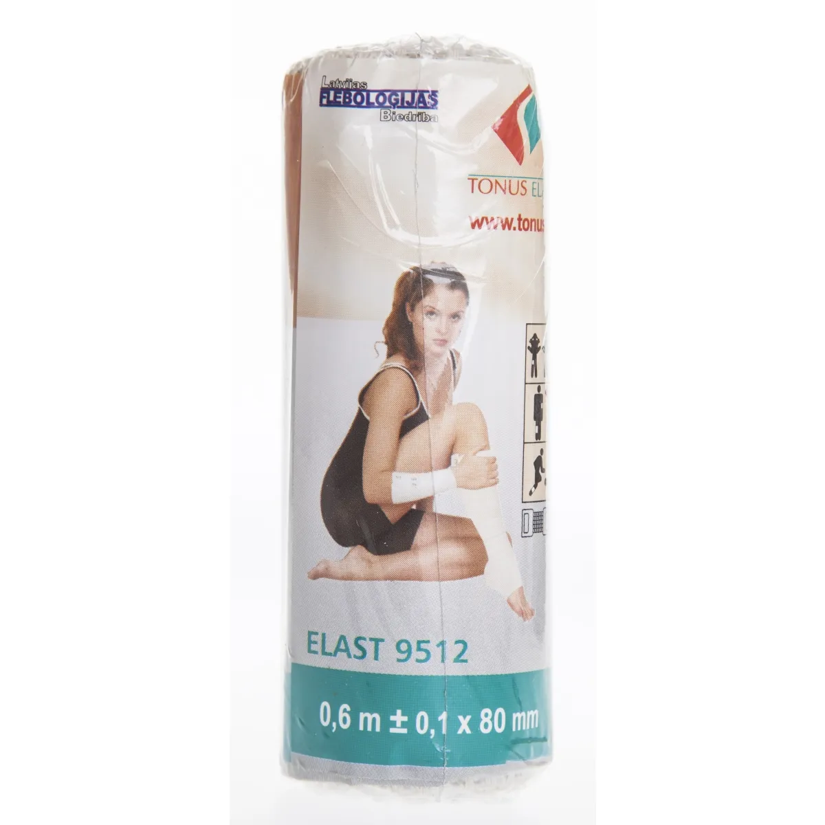 ELASTIKSIDE 8CMX0,60M (KESKMISELT VENIV) - Tootepilt