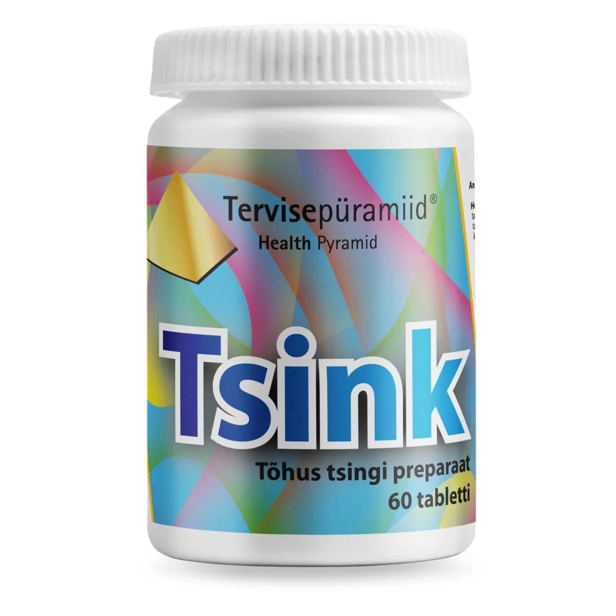 TERVISEPÜRAMIID TSINK TBL 25MG N60 - Tootepilt