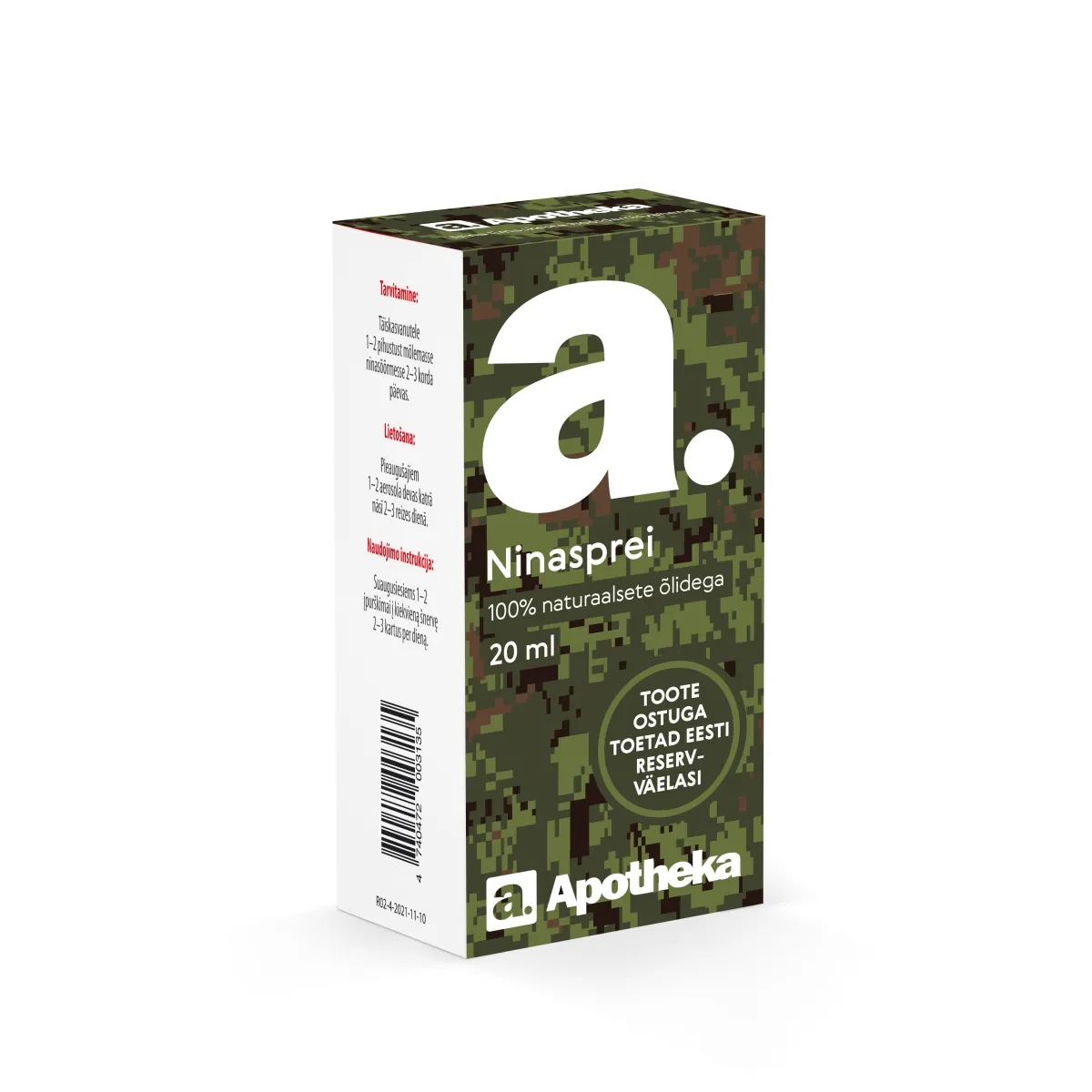 A. NINASPREI EETERLIKE ÕLIDEGA 20ML - Tootepilt 1