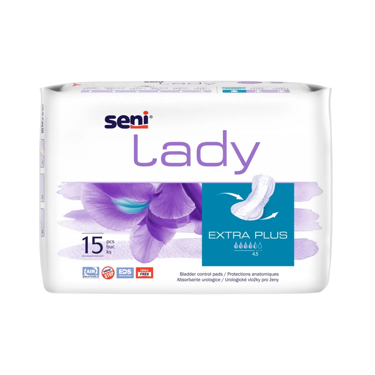 SENI LADY EXTRA PLUS URIINIPIDAM. SIDEMED 590ML N15 - Tootepilt