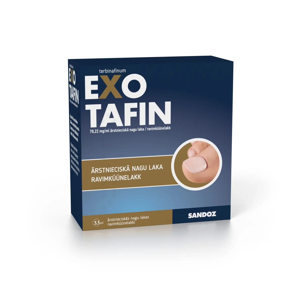 EXOTAFIN RAVIMKÜÜNELAKK 78,22MG/ML 3,3ML N1 - Tootepilt