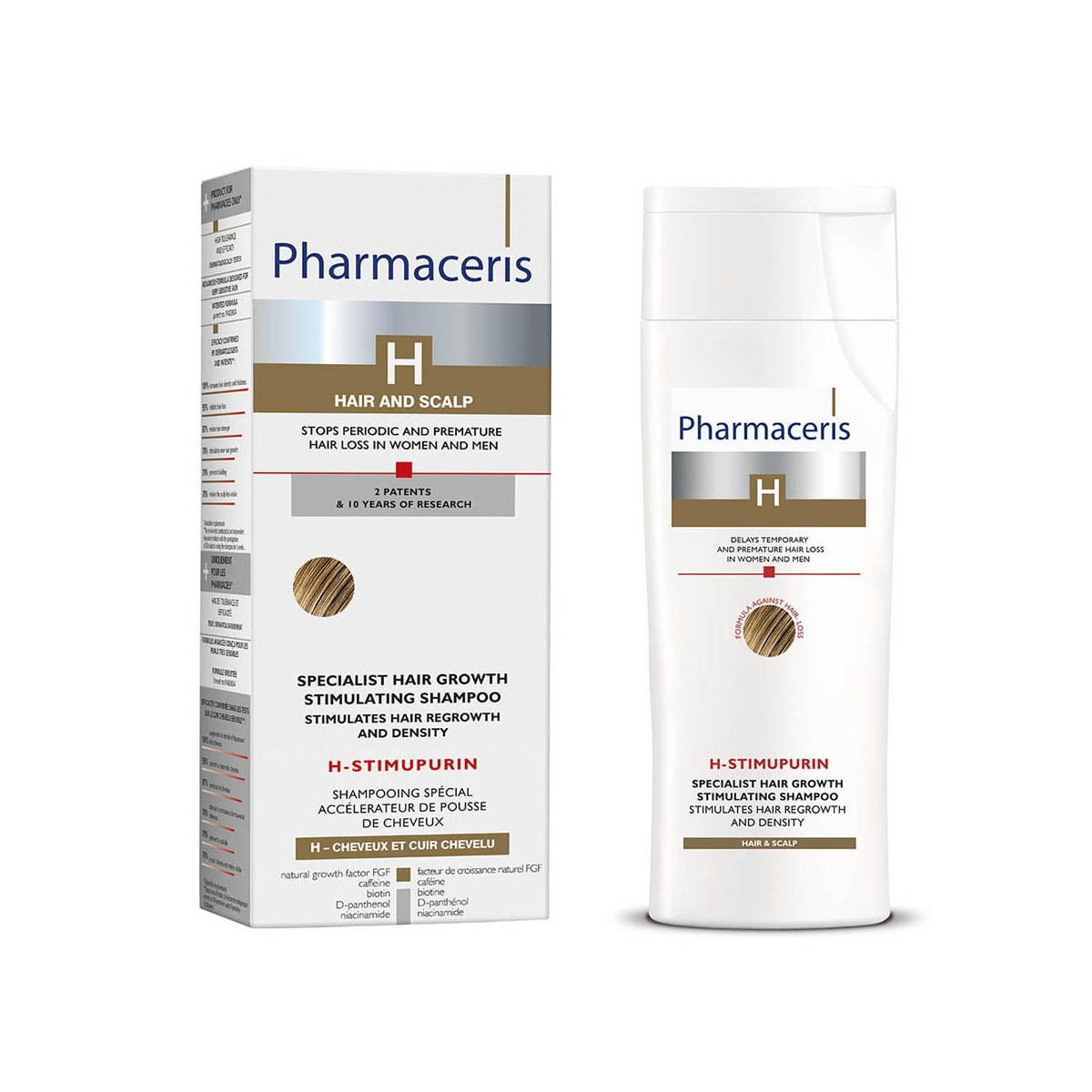 PHARMACERIS H STIMUPURIN SHAMPOON JUUKSEKASVU STIMUL.250ML - Tootepilt 1