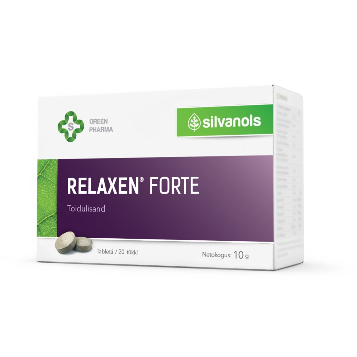 RELAXEN FORTE TBL N20 - Tootepilt