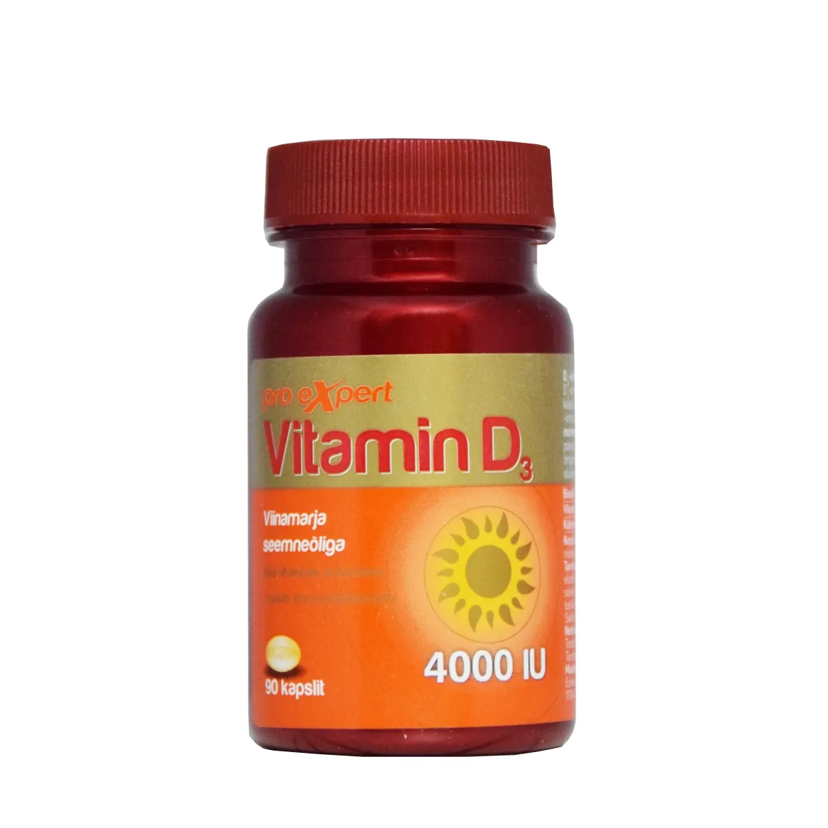 VITAMIN D3 PRO EXPERT 4000IU KAPSLID N90 - Tootepilt