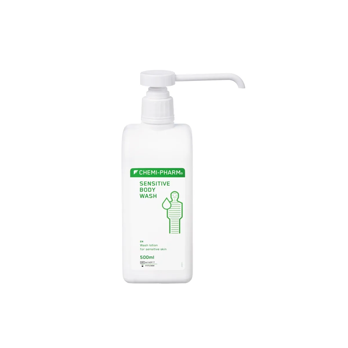 CHEMIPHARM SENSITIVE BODY WASH 500ML (PUMP) - Tootepilt