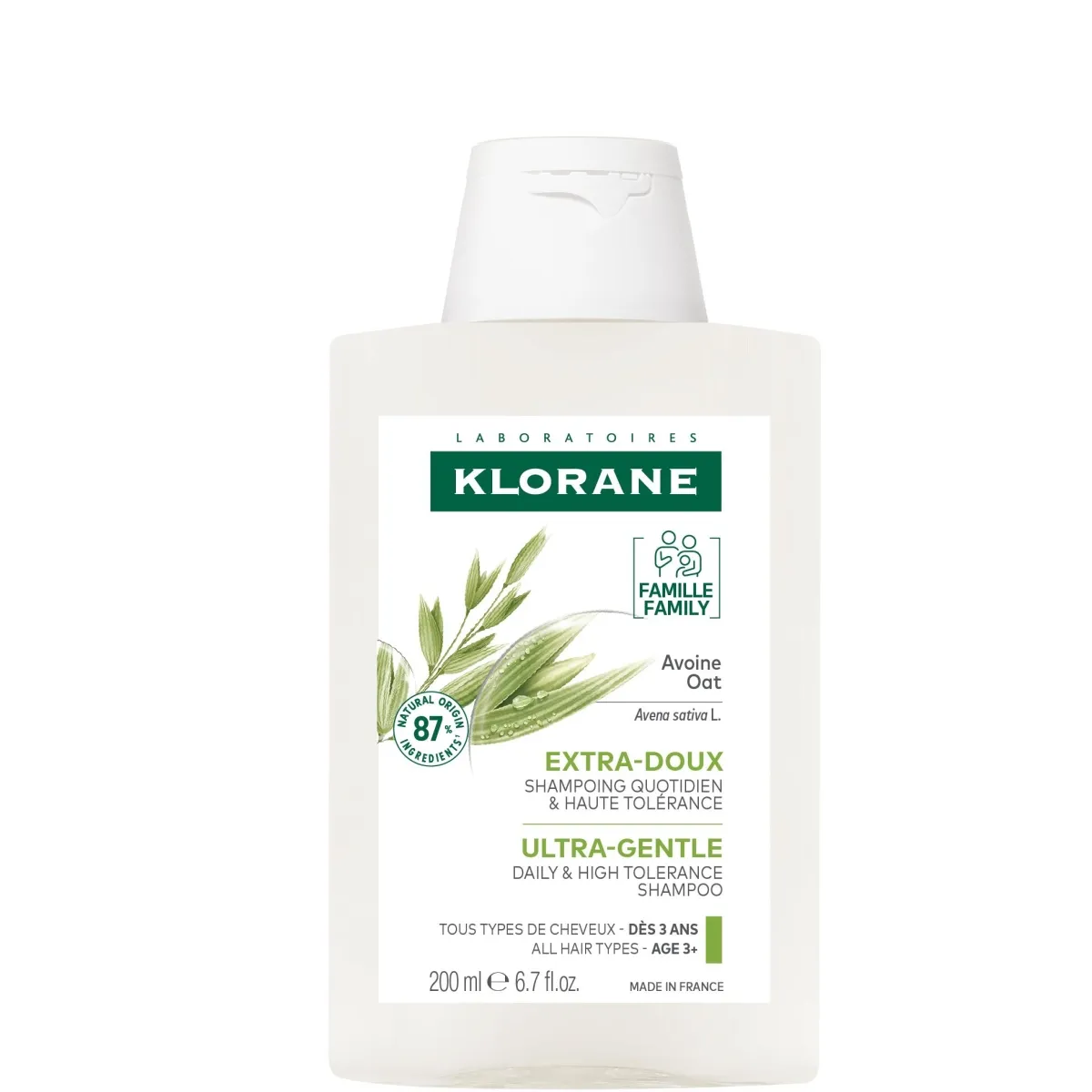 KLORANE SHAMPOON KAERAEKSTRAKTIGA 200ML - Tootepilt