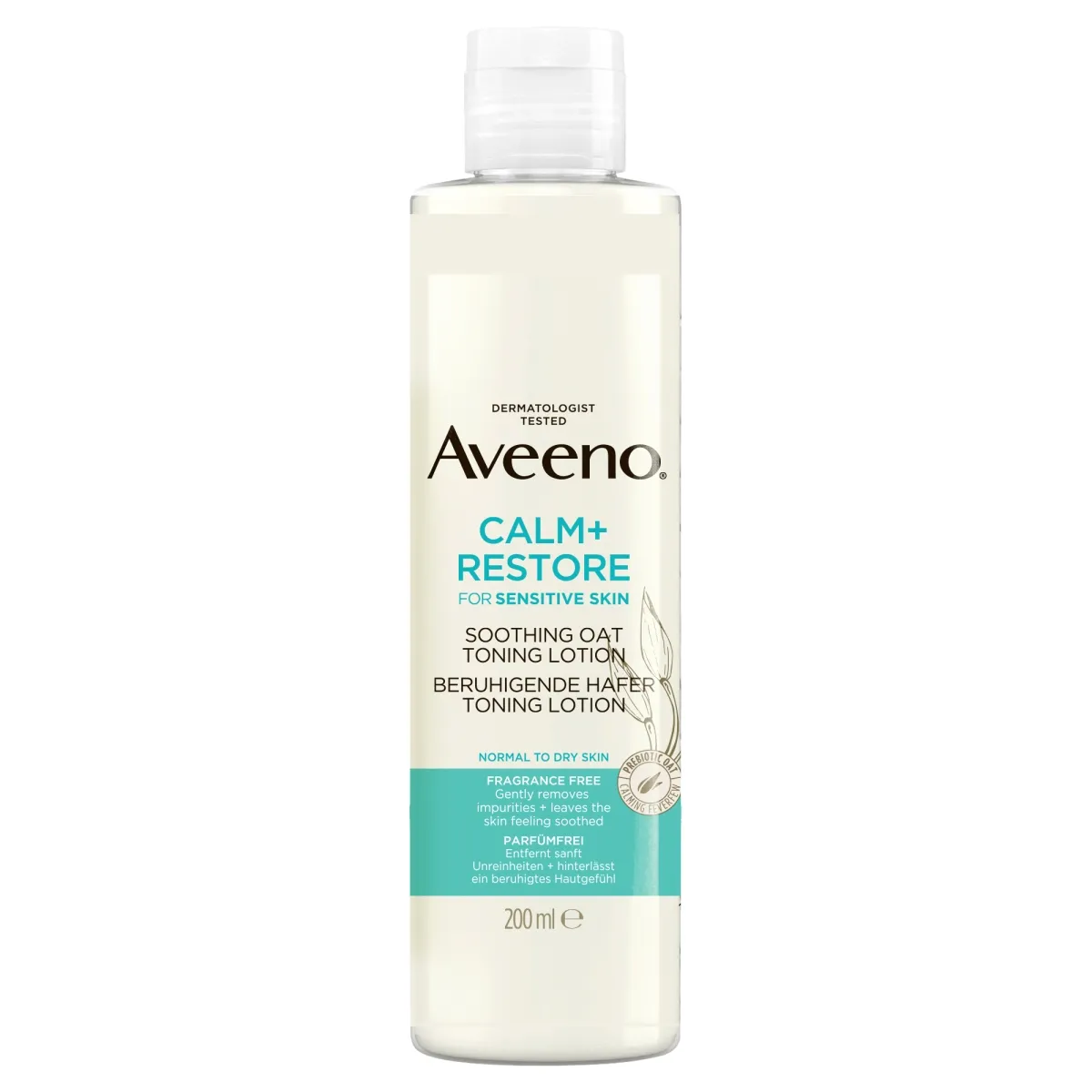AVEENO CALM+RESTORE NÄOTOONIK 200ML - Tootepilt