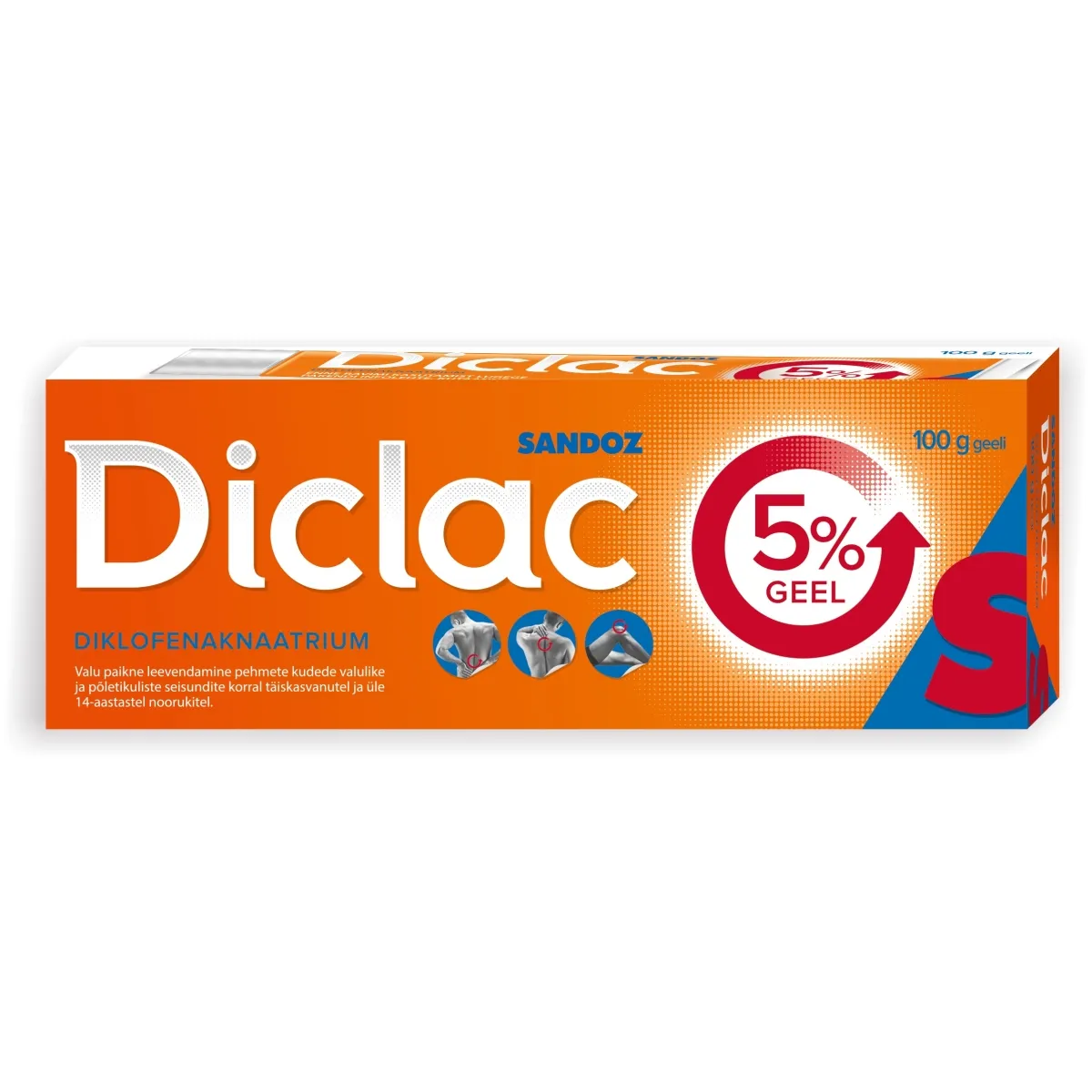 DICLAC 5% GEEL 50MG/G 100G - Tootepilt