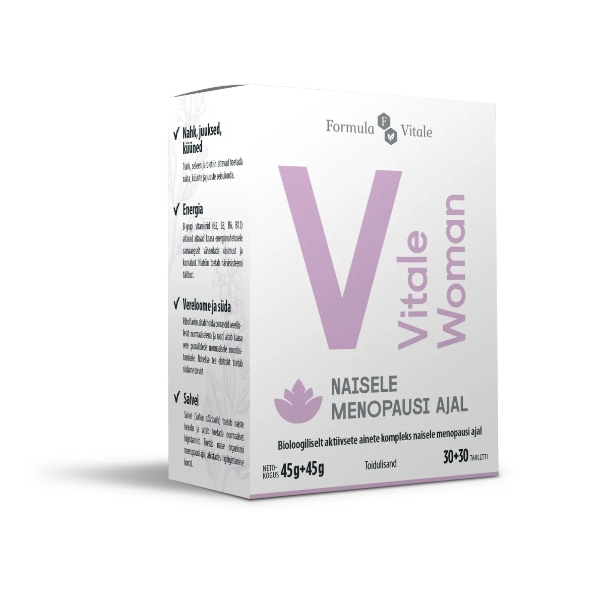 FORMULA VITALE VITALE WOMAN TBL N30 + TBL N30 - Tootepilt